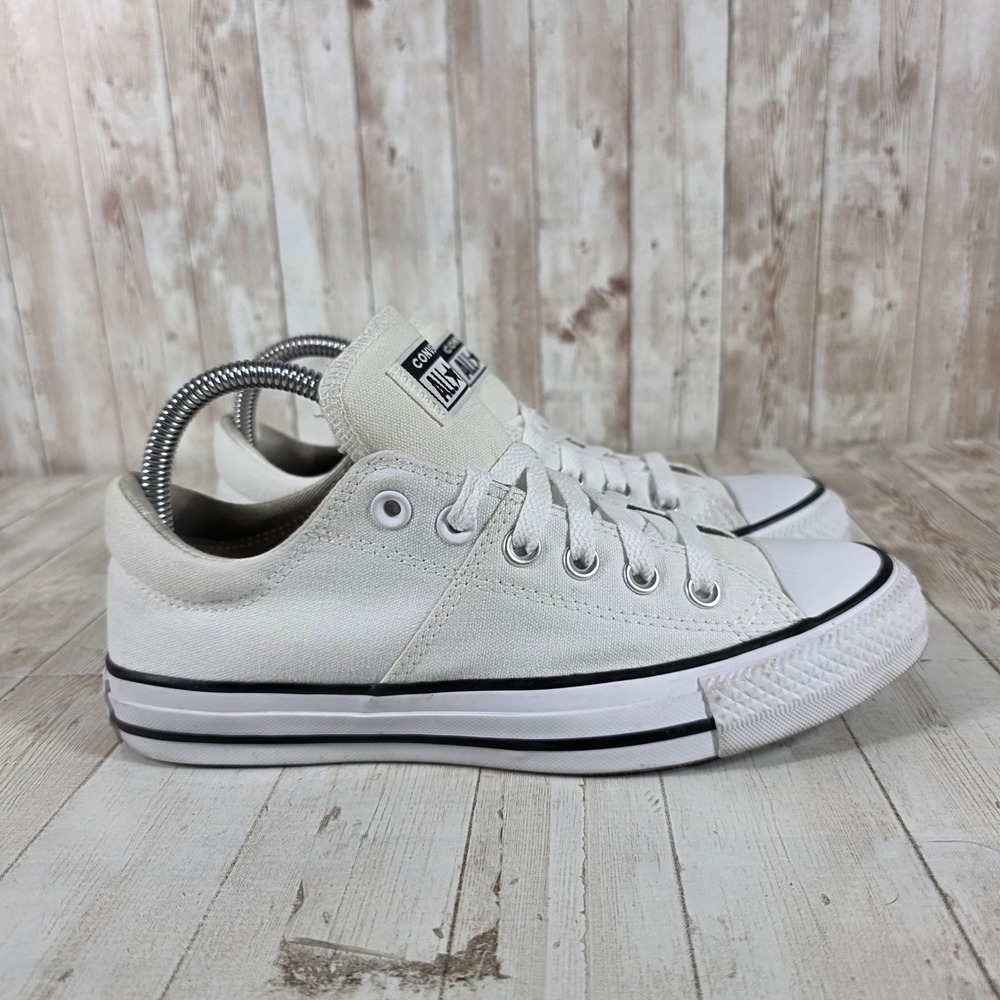 Converse Chuck Taylor All Star Madison White Canvas Low Top Sneakers 557971F 7.5